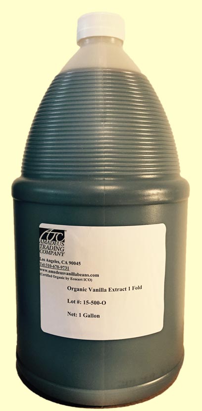 Picture of Organic Vanilla Extract Single Fold 1X